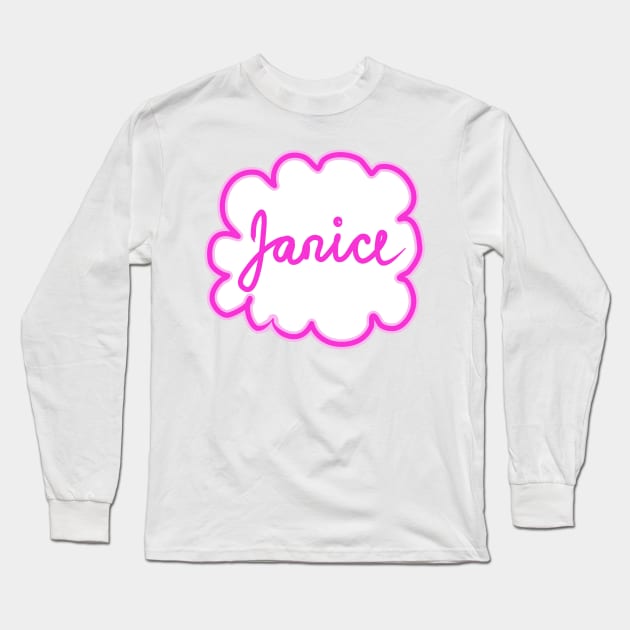 Janice. Female name. Long Sleeve T-Shirt by grafinya